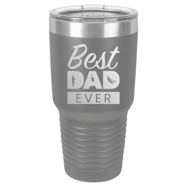 Best Dad Ever Fishing 30oz Ringneck Tumbler
